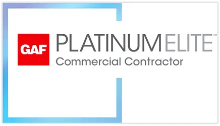 GAF Platinum Elite Commercial Contractor Logo