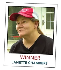 Winner Janette Chambers