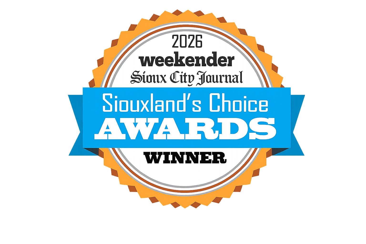 2026 Siouxland's Choice Awards Best Roofer - JC Roofing